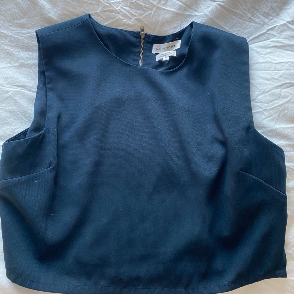 Native youth formal crop top